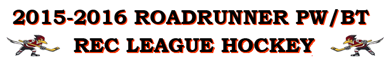 2015-2016 Roadrunner Peewee Rec League